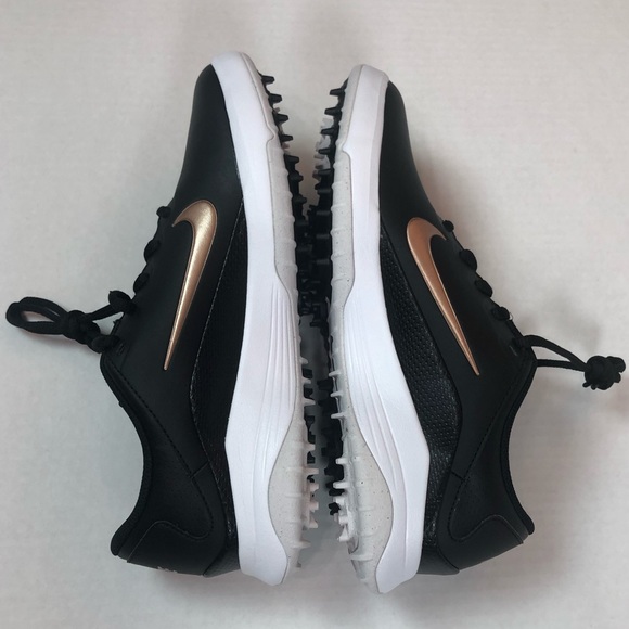 Nike Vapor Golf Shoes Black/White/Bronze - Picture 6 of 8